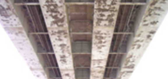 Deterioration of steel bridge coating