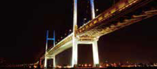 橫濱海灣大橋開通的圖片