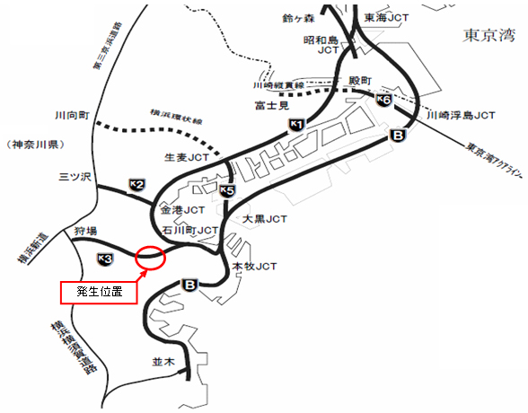 位置図（阪東橋付近）