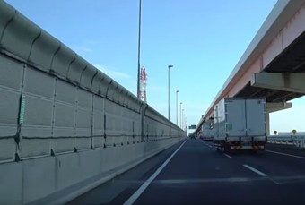 中央環状線（外回り）扇大橋付近