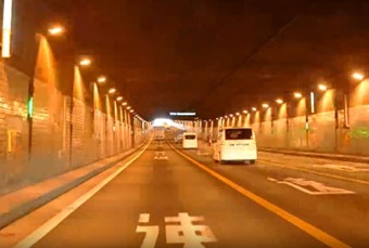 湾岸線（東行き）東京港トンネル