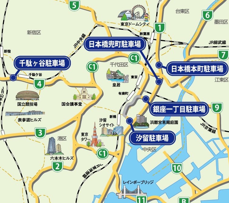 都市計画駐車場マップ