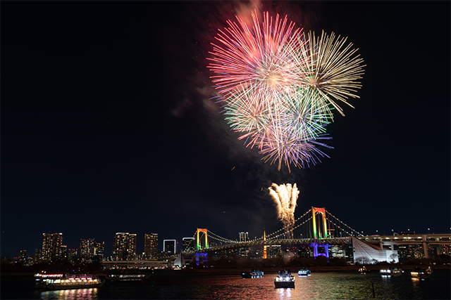 お台場レインボー花火2025