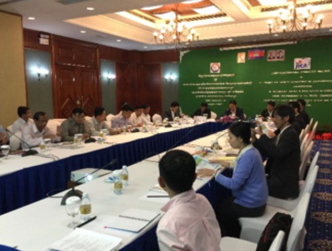 ภาพของการประชุม JICA (เดือนมีนาคม ค.ศ. 2017 ประเทศกัมพูชา)