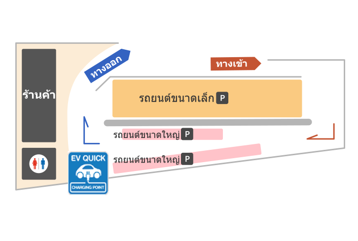 แผนที่แนะนำภายในที่จอดรถ Heiwajima