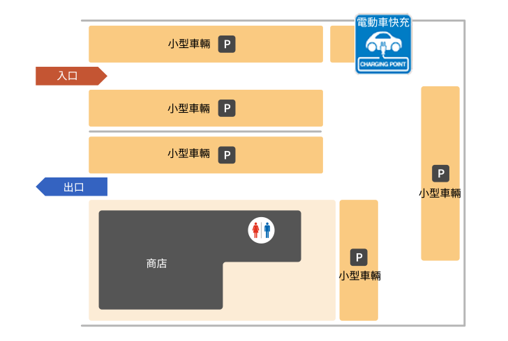 市川市停車區內部導覽圖