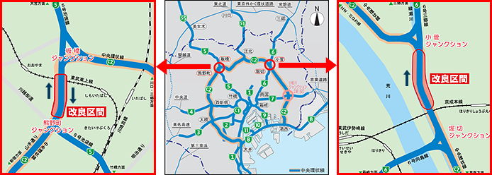 改良区間イメージ図