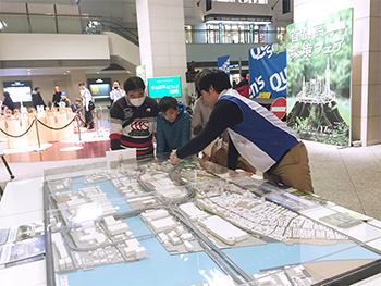 横浜環状北線・北西線ジャンクション模型展示